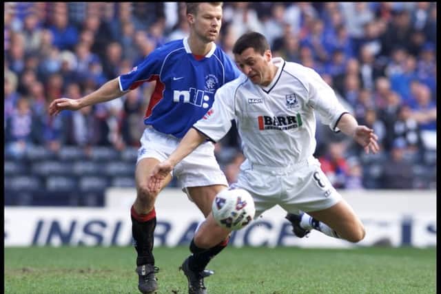 Arthur Numan in action for Rangers against Ayr in 2002. Picture: TSPL