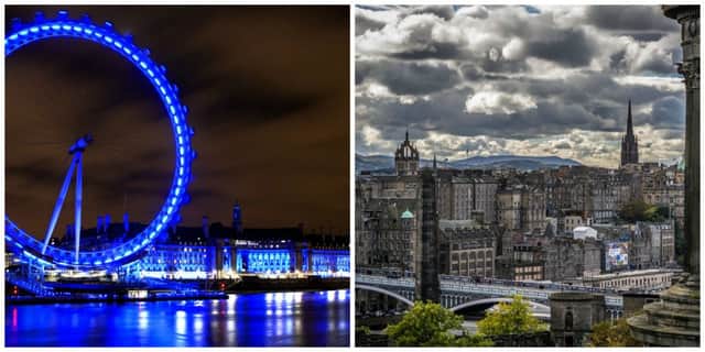London and Edinburgh are popular places to live and work with high standards of living.