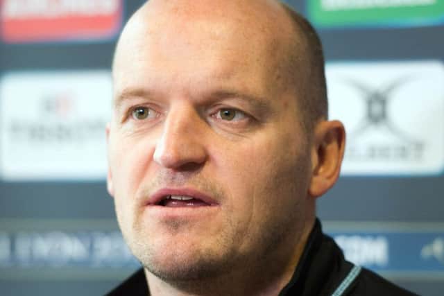 Gregor Townsend wants more from his side. Picture: SNS