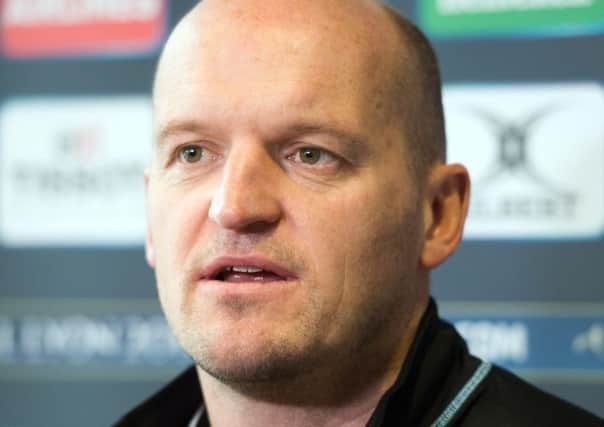 Gregor Townsend wants more from his side. Picture: SNS