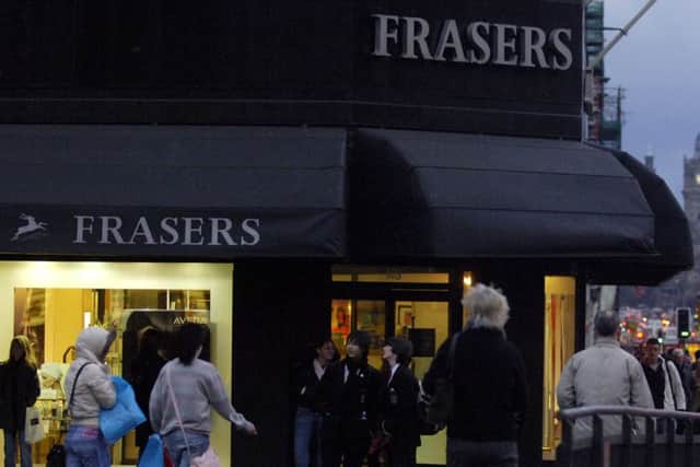 The House of Fraser store in Edinburgh. Picture: Neil Hanna