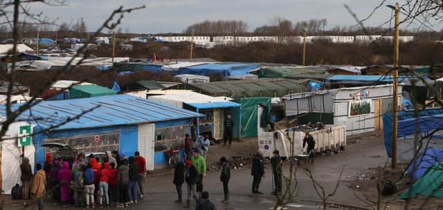 The incident occurred near the Calais refugee camp. Picture: AP