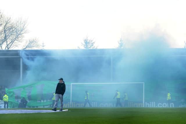 The scene at Stair Park prior to kick-off. Picture: SNS