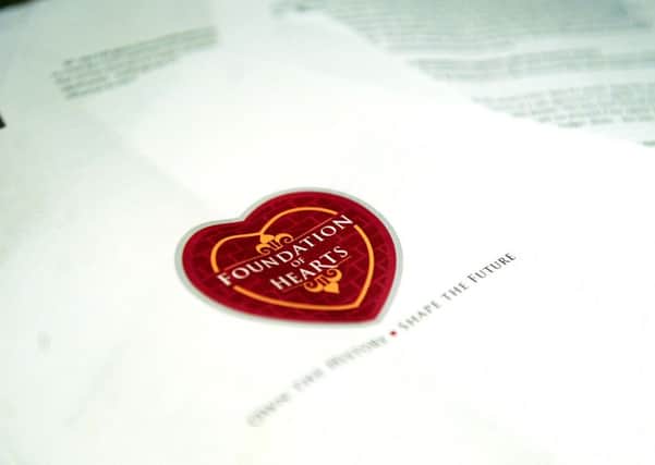 The Foundation of Hearts is a high profile example of a fan ownership scheme. Picture: Lisa Ferguson