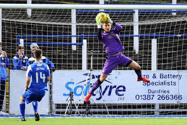 Falkirk manager Peter Houston hopes Aberdeen will not recall on-loan goalkeeper Danny Rogers. Picture: Michael Gillen