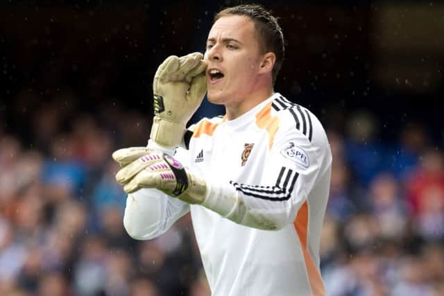 Scott Gallacher in action for Hearts. Picture: SNS