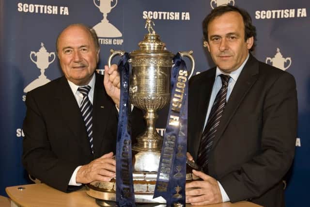 Platini and Blatter were handed eight-year bans. Picture: SNS