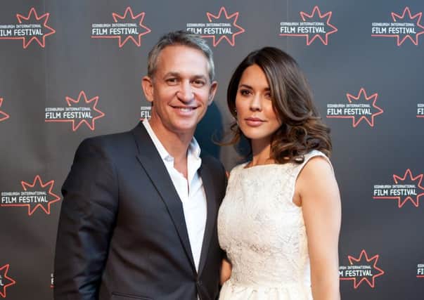 Gary Lineker and Danielle Bux. Picture: Robert Ormerod