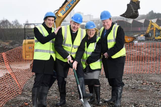 From left: David Bolton, public sector associate director at Barclays; CHVA vice-chair Allan Murray; finance director Shirley MacDonald; and Alasdair Gardner, regional managing director, commercial banking, Bank of Scotland