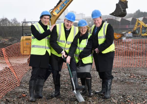 From left: David Bolton, public sector associate director at Barclays; CHVA vice-chair Allan Murray; finance director Shirley MacDonald; and Alasdair Gardner, regional managing director, commercial banking, Bank of Scotland