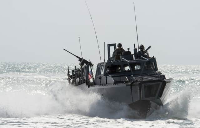 The ten sailors had drifted into Irans territorial waters. Picture: AP