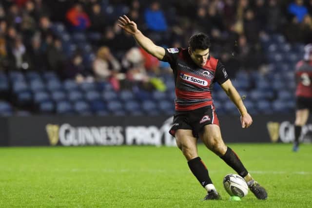 Sam Hidalgo-Clyne has committed to Edinburgh until May 2018. Picture:  Gary Hutchison/SNS/SRU