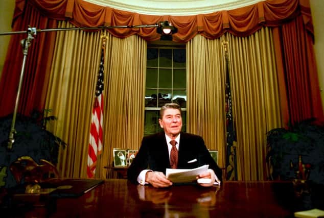On this day in 1989, Ronald Reagan made a farewell address to Americaat the end of his presidency. Picture: AP