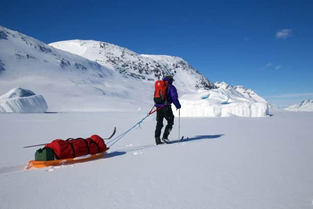 Luke during an expedition training course in Eastern Greenland
. Picture: Contributed