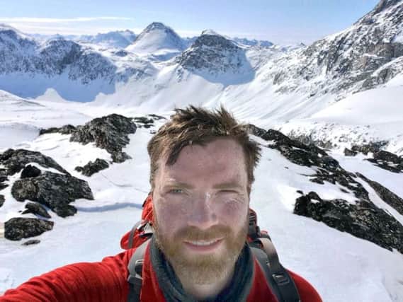 Adventurer Luke Robertson on track to becoming first Scot to reach South Pole unassisted. Picture: Contributed