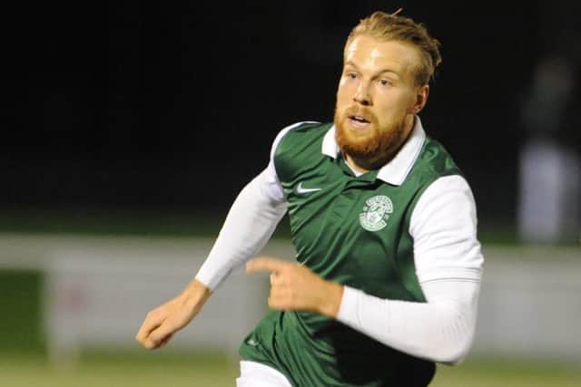 Henri Anier will return to his parent club after a loan move to Hibs. Picture: Lesley Martin
