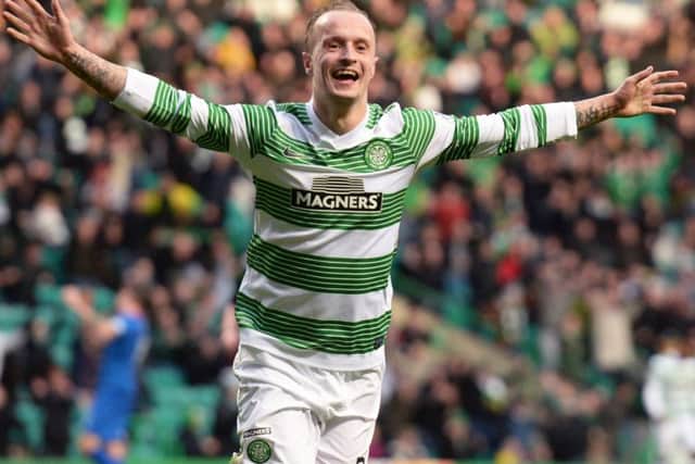 Leigh Griffiths has the chance to reach 50 goals in fewer starts than any other Celtic player in the modern era. Picture: SNS