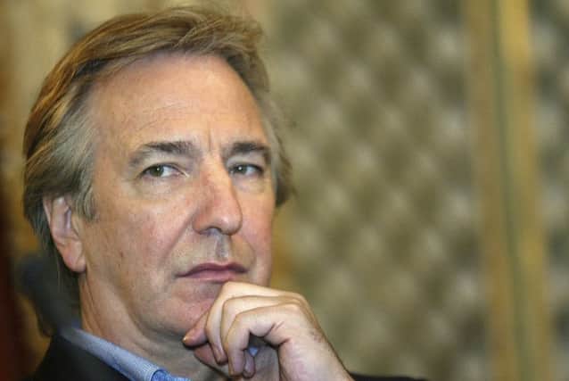 Alan Rickman, actor, director and activist best known for his villainous roles on the big screen. Picture: AFP/Getty Images