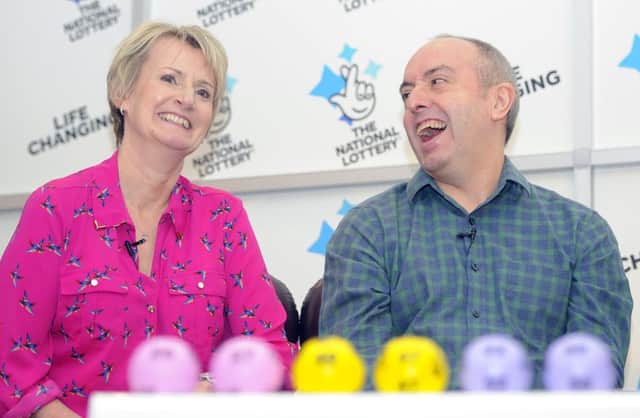 David and Carol Martin scooped a half-share of the cool Â£66m jackpot on offer. Picture: Neil Hanna