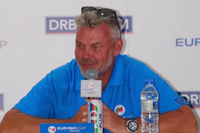 Team Europe captain Darren Clarke. Picture: Getty