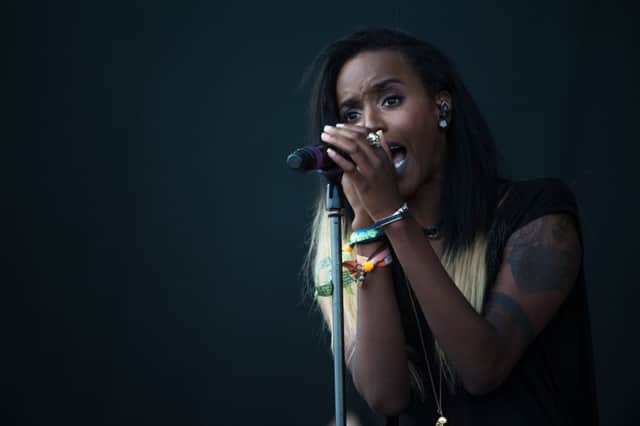 Angel Haze performs at the Glastonbury Festival. Picture: Getty Images