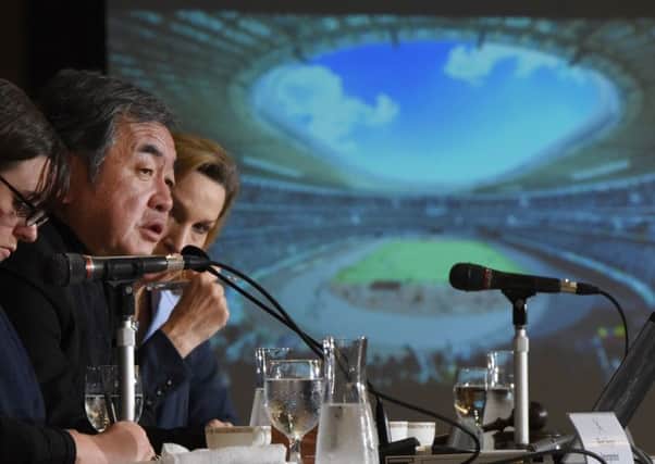Kengo Kuma says architects had to meet strict specifications for the 80,000-seat stadium in Tokyo. Picture: AFP/Getty Images