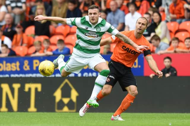 Dundee United are keen to sign Anthony Stokes but Hibs head coach Alan Stubbs hopes to snap up the Celtic striker. Picture: SNS