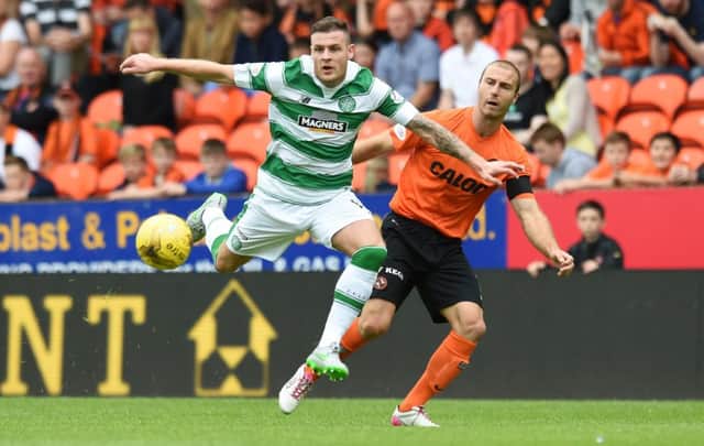 Dundee United are keen to sign Anthony Stokes but Hibs head coach Alan Stubbs hopes to snap up the Celtic striker. Picture: SNS