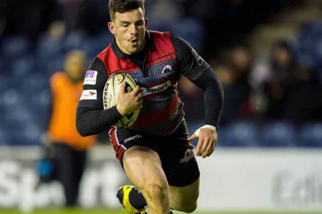 Edinburgh centre Matt Scott will leave at the end of the season. Picture: Bill Murray/SNS/SRU
