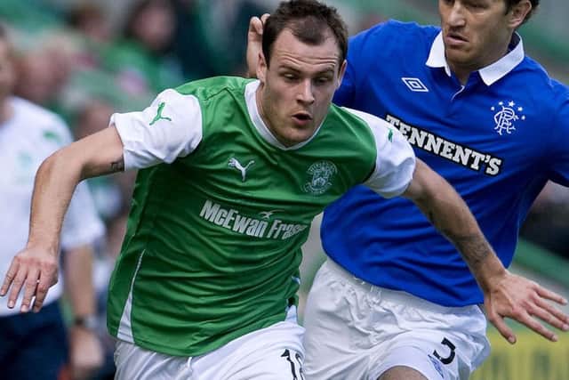 Anthony Stokes scored 24 times in 47 games for Hibs during his first spell. Photograph: Bill Murray/SNS Group