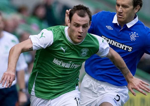 Anthony Stokes scored 24 times in 47 games for Hibs during his first spell.  Photograph: Bill Murray/SNS Group