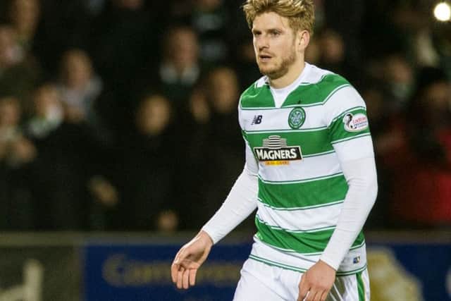 Stuart Armstrong seemed well up for the match against his former employers. Picture: SNS Group