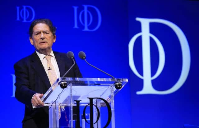 Former Tory chancellor Lord Lawson attacked members of his own party opposed to leaving the EU. Picture: PA
