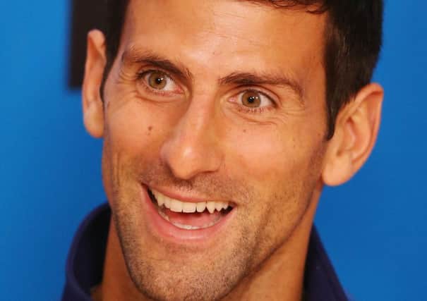 Novak Djokovic: Fellow feeling for expectant Andy. Picture: Getty