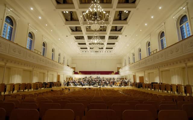 At City Halls, Glasgow. Picture: Donald MacLeod