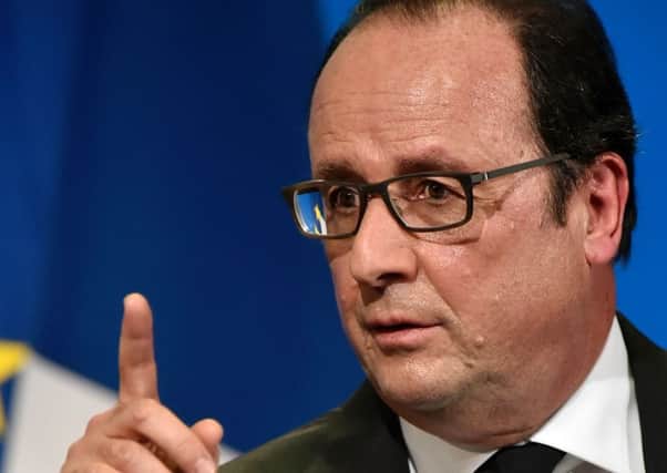 Francois Hollande will relax working time rules. Picture: AFP/Getty Images