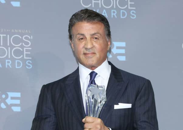 Actor Sylvester Stallone, winner of the award for Best Supporting Actor for Creed, poses in the press room during the 21st Annual Critics' Choice Awards at Barker Hangar on January 17, 2016 in Santa Monica, California. Picture: Getty Images