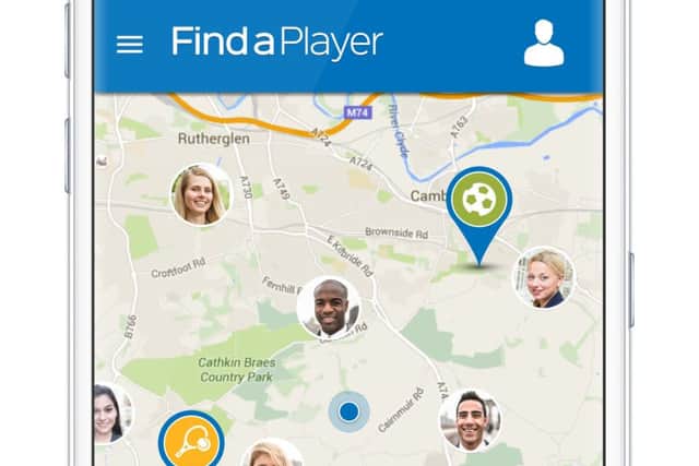 Find A Player lets people find teammates and fellow sports enthusiasts