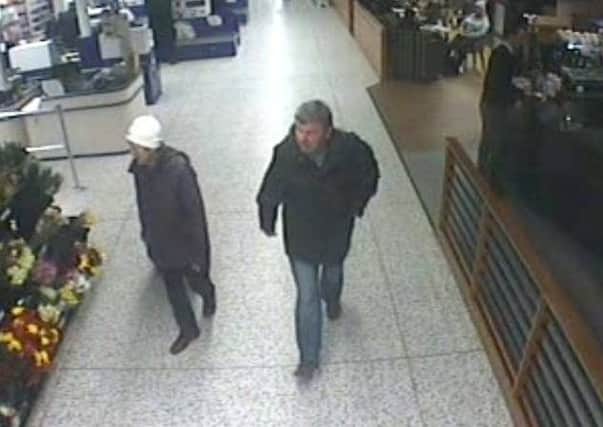 CCTV footage of William Miller (right) who has gone missing. Picture: Contributed