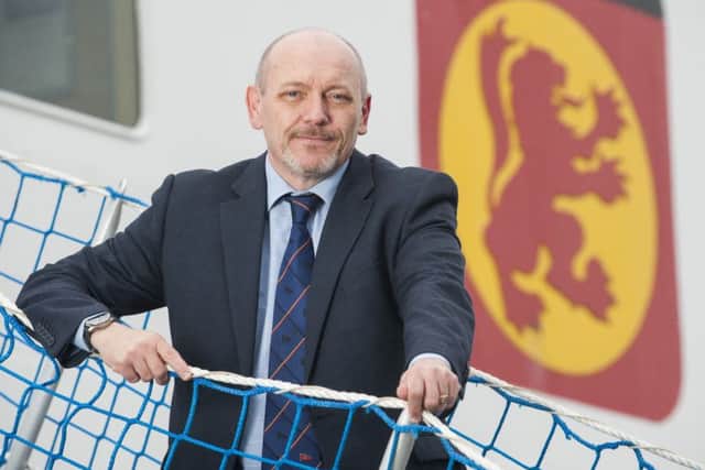 Ferry operator CalMac, led by Martin Dorchester, supported the study. Picture: Stuart Nicol