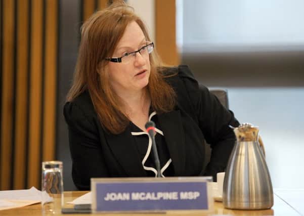 Joan McAlpine's Dumfries constituency office was attacked earlier this week. Image: Jane Barlow
