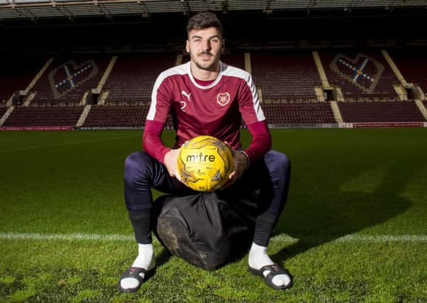 Head coach Robbie Neilson says Callum Paterson should develop at Hearts before heading south. Photograph: Craig Foy/SNS