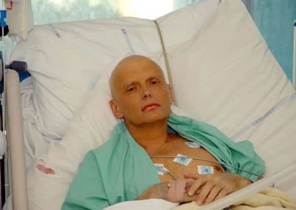 Former Russian security agent Alexander Litvinenko. Picture: PA