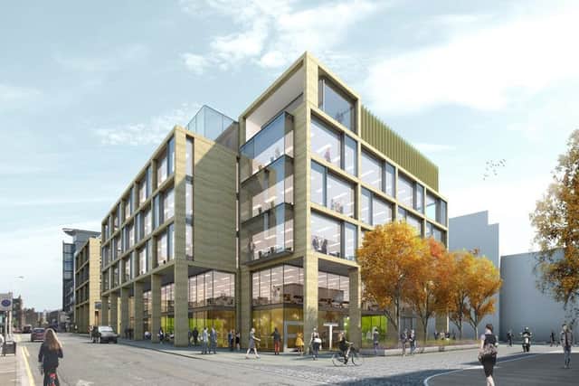 An artist's impression of the Fountainbridge project