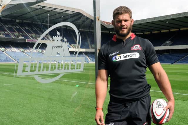Hooker Ross Ford is back in the Edinburgh side to face Grenoble in France tonight after being sidelined with a rib injury. Picture: Lisa Ferguson