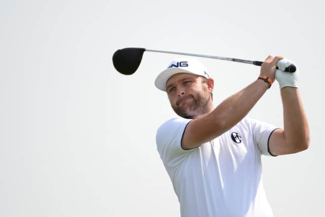 Andy Sullivan: Leads the way after impressing on the greens. Picture: AP
