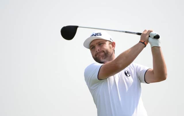 Andy Sullivan: Leads the way after impressing on the greens. Picture: AP