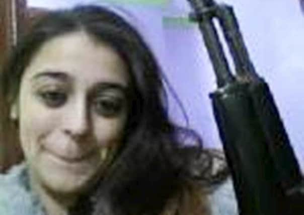 Tareena Shakil during her time in Syria and back in the UK. Picture: Newsteam