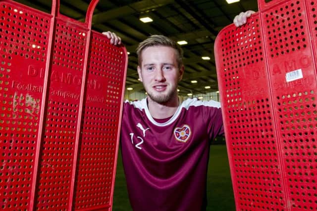 Hearts' Billy King prepares himself ahead of facing Hamilton. Picture: Paul Devlin/SNS
