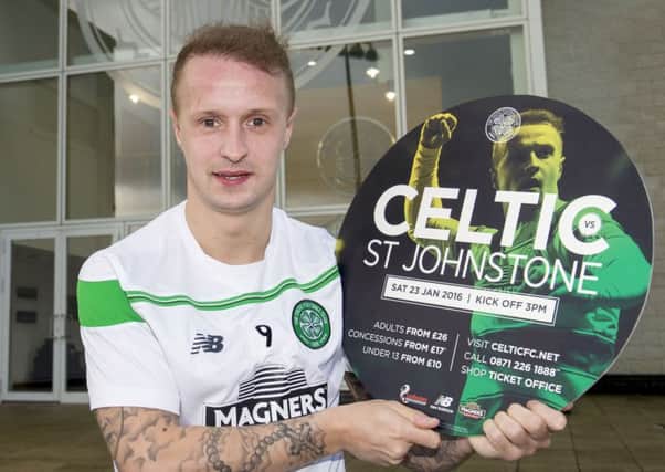 Leigh Griffiths looks ahead to Celtic's clash with St Johnstone. Picture: SNS
